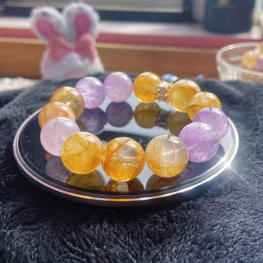 Golden Lavender Bloom