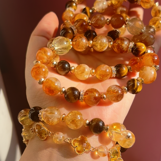 Golden Dawn Whisper Crystal Bracelet