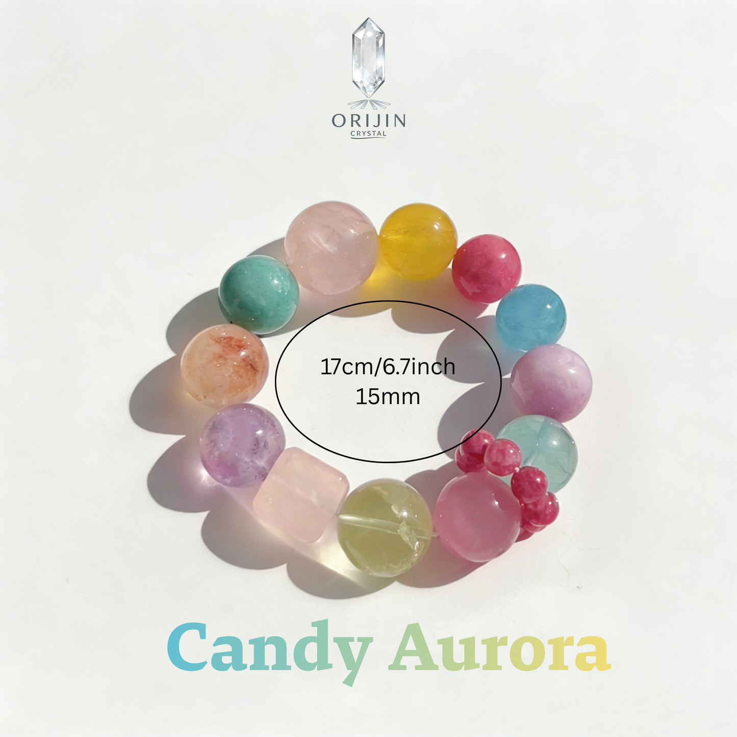 Natural Crystal Multi-Gemstone Bracelet | Christmas Sale NEW SHOP Discount | 16mm Kunzite Amethyst Aquamarine Healing Gift for Her